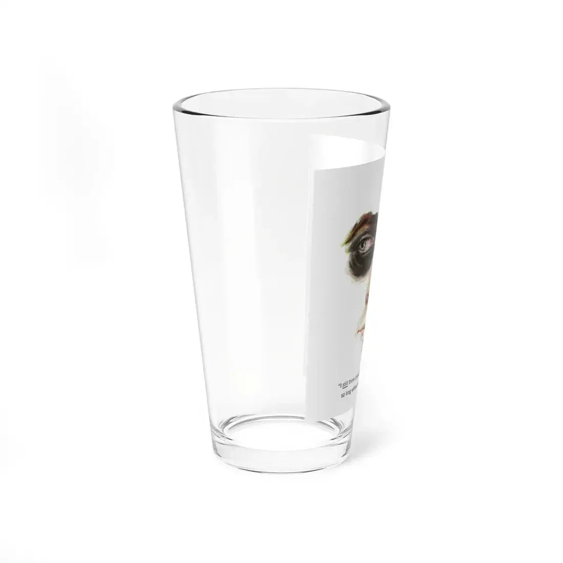 One White Rose (2), Cosmopolitan, June 1955 (Magazine Illustration) Pint Glass 16oz - Go Mug Yourself