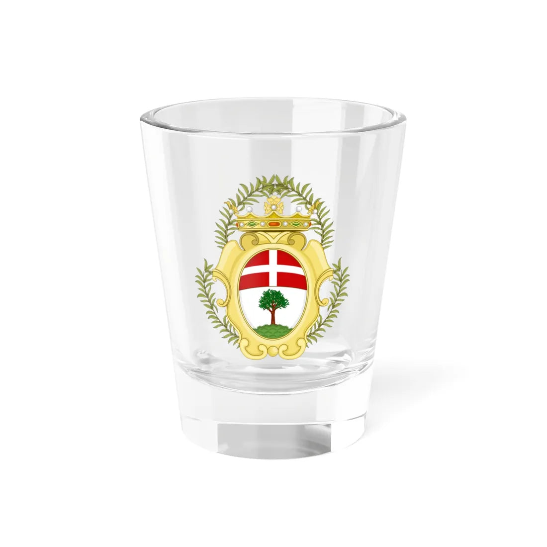 Oneglia-Stemma 2 (Italy) (Coat of Arms) Shot Glass 1.5oz 1.5oz - Go Mug Yourself