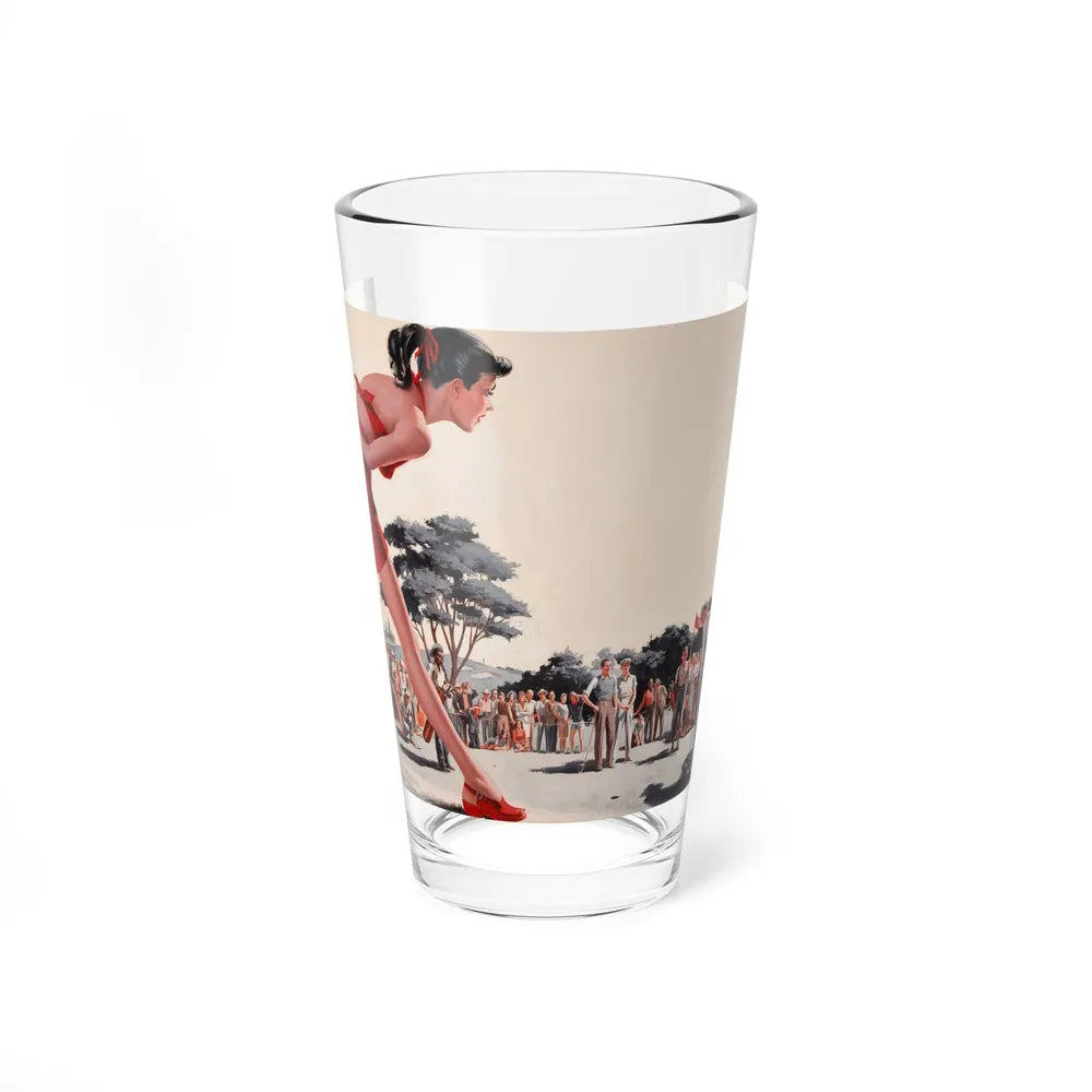 Onlookers (Magazine Illustration) Pint Glass 16oz-16oz-Go Mug Yourself