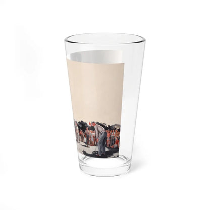 Onlookers (Magazine Illustration) Pint Glass 16oz-Go Mug Yourself