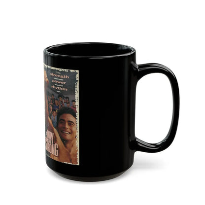 ONLY THE STRONG (VHS COVER) - Black Coffee Mug-Go Mug Yourself