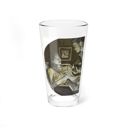 Only Two People (1), Redbook, February 1948 (Magazine Illustration) Pint Glass 16oz 16oz - Go Mug Yourself