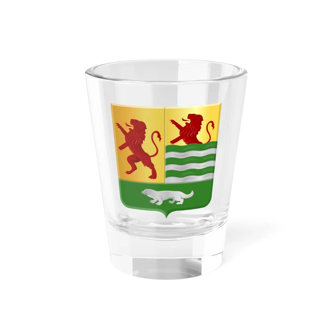 Onwaard wapen (Netherlands) (Coat of Arms) Shot Glass 1.5oz 1.5oz - Go Mug Yourself