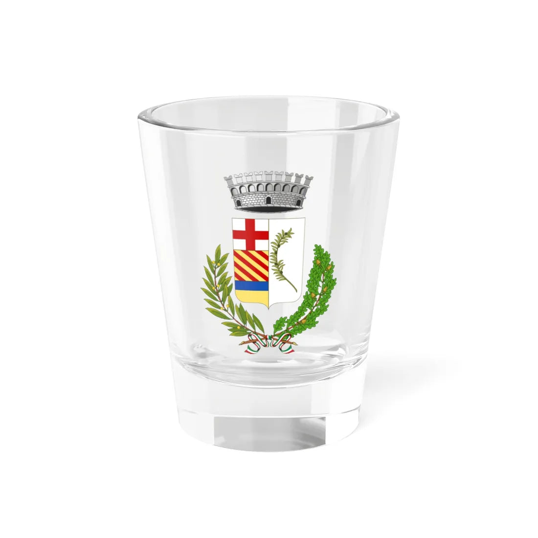 Onzo-Stemma (Italy) (Coat of Arms) Shot Glass 1.5oz 1.5oz - Go Mug Yourself