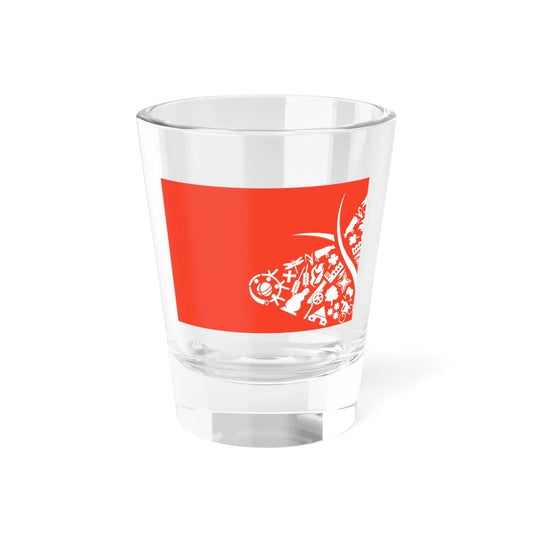 Oost Gelre vlag oranje (Netherlands) Shot Glass 1.5oz 1.5oz - Go Mug Yourself