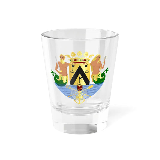 Oostende wapen (Belgium) (Coat of Arms) Shot Glass 1.5oz 1.5oz - Go Mug Yourself