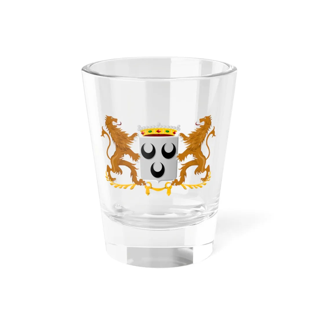 Oosterhout wapen (Netherlands) (Coat of Arms) Shot Glass 1.5oz 1.5oz - Go Mug Yourself