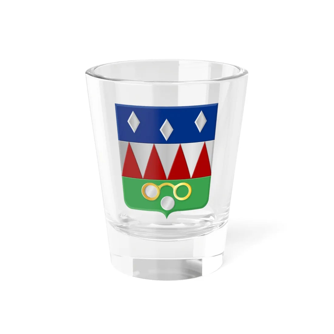 Oosthuizen wapen (Netherlands) (Coat of Arms) Shot Glass 1.5oz 1.5oz - Go Mug Yourself