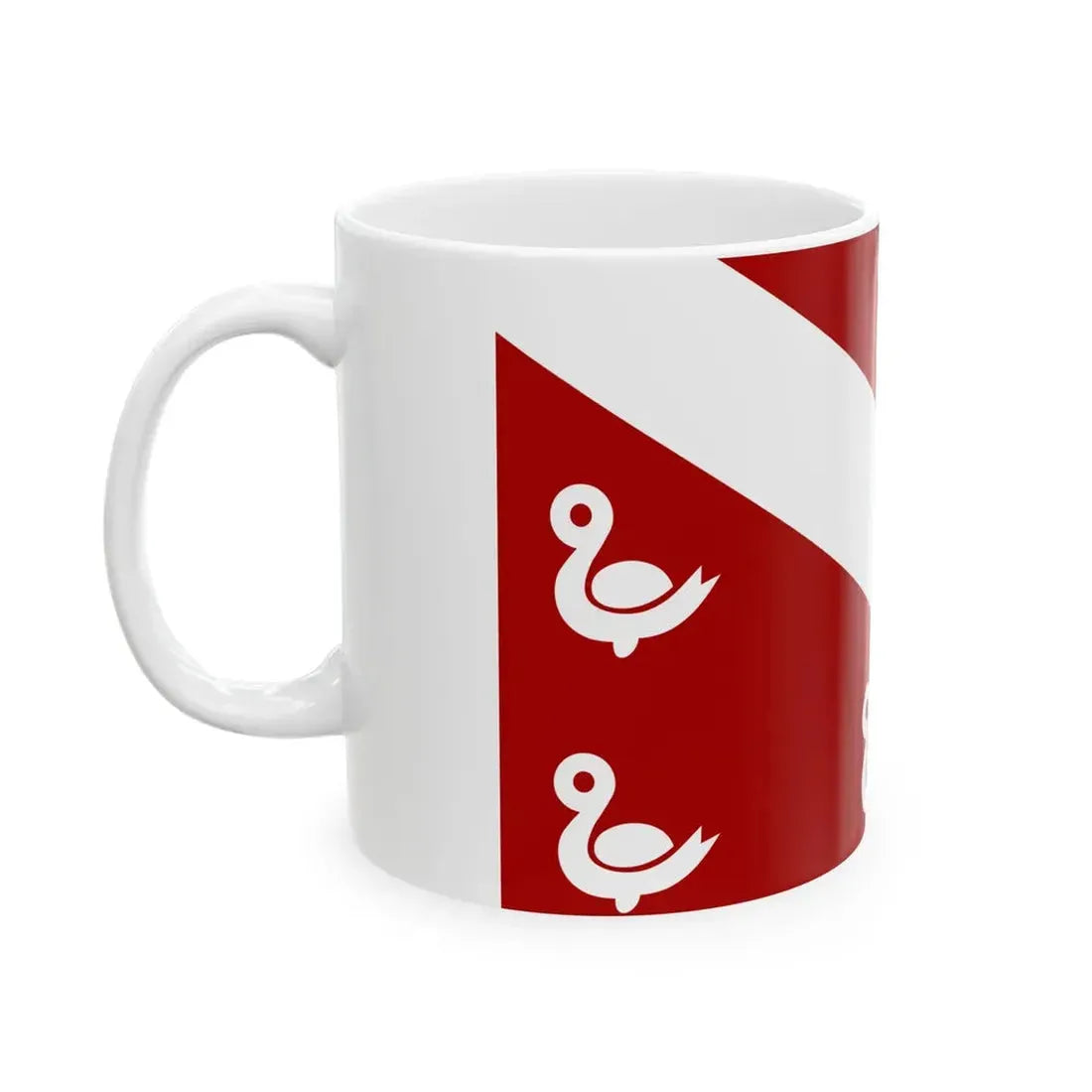 Oostkamp vlag (Belgium) White Coffee Mug - Go Mug Yourself