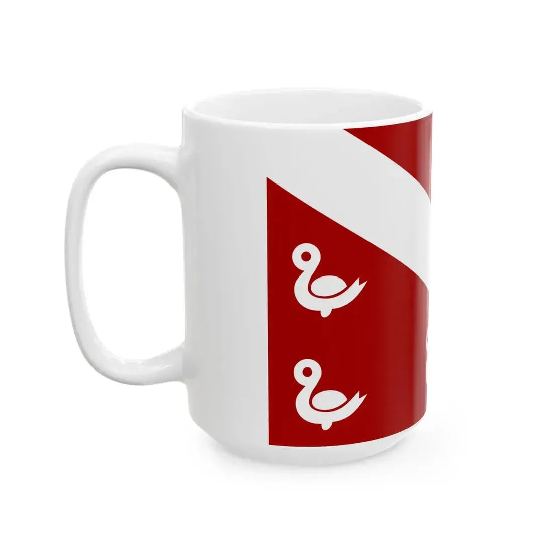 Oostkamp vlag (Belgium) White Coffee Mug - Go Mug Yourself