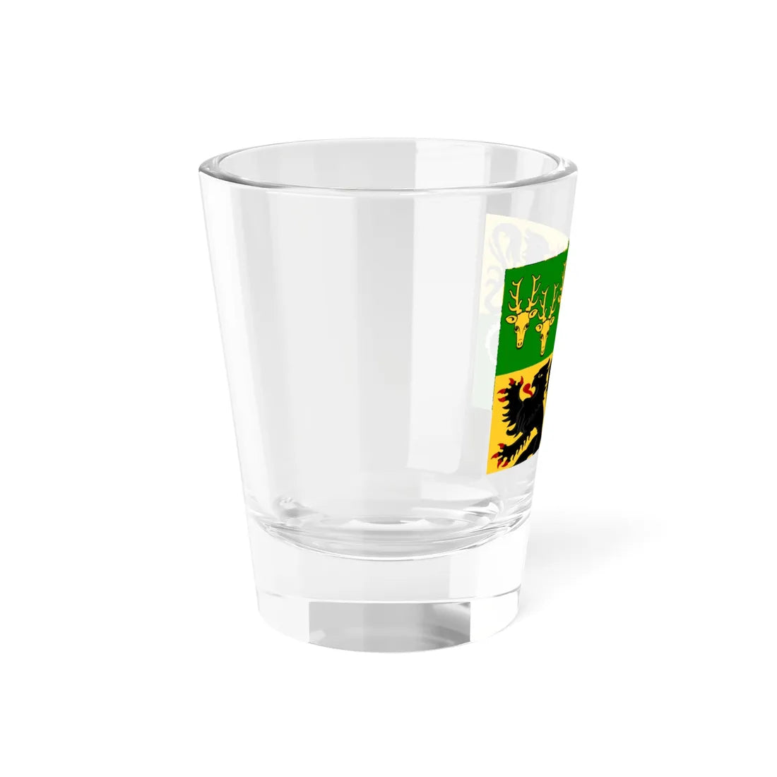 Oostrozebeke vlag (Belgium) Shot Glass 1.5oz - Go Mug Yourself