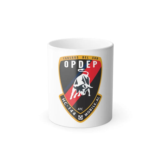 OPDEP HC 144 (U.S. Coast Guard) Color Changing Mug 11oz-11oz-Go Mug Yourself