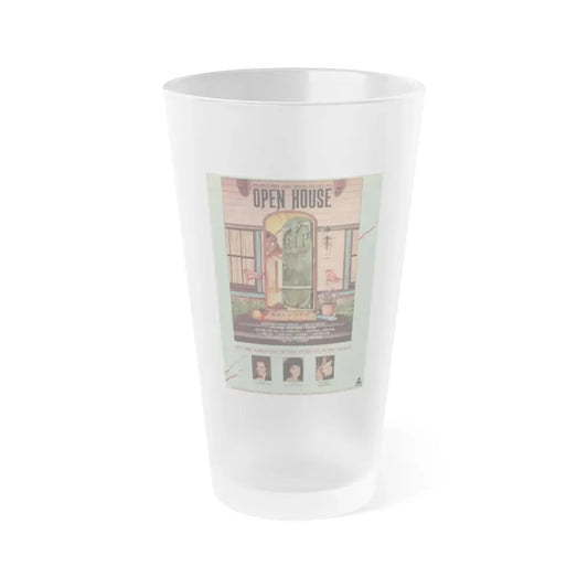 OPEN HOUSE 1987 Movie Poster - Frosted Pint Glass 16oz 16oz Frosted - Go Mug Yourself
