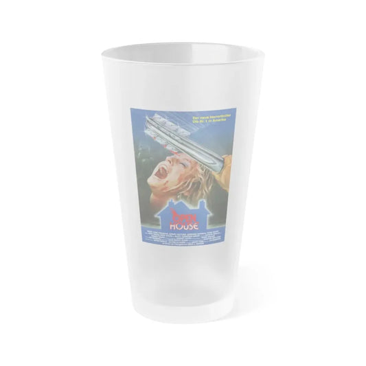 OPEN HOUSE (GERMAN) 1987 Movie Poster - Frosted Pint Glass 16oz 16oz Frosted - Go Mug Yourself