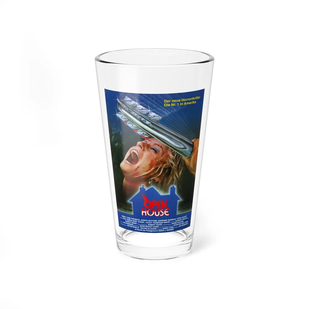 OPEN HOUSE (GERMAN) 1987 Movie Poster - Pint Glass 16oz-16oz-Go Mug Yourself