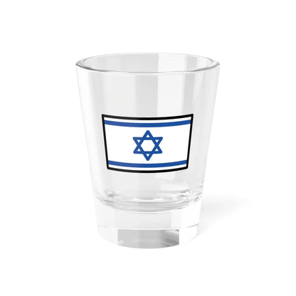 OpenMoji-color 15.0.0 1F1EE-1F1F1 (Israel) Shot Glass 1.5oz 1.5oz - Go Mug Yourself