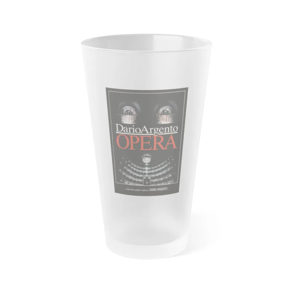 OPERA (TEASER) 1987 Movie Poster - Frosted Pint Glass 16oz-16oz-Frosted-Go Mug Yourself