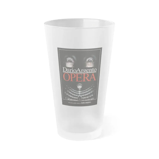 OPERA (TEASER) 1987 Movie Poster - Frosted Pint Glass 16oz 16oz Frosted - Go Mug Yourself