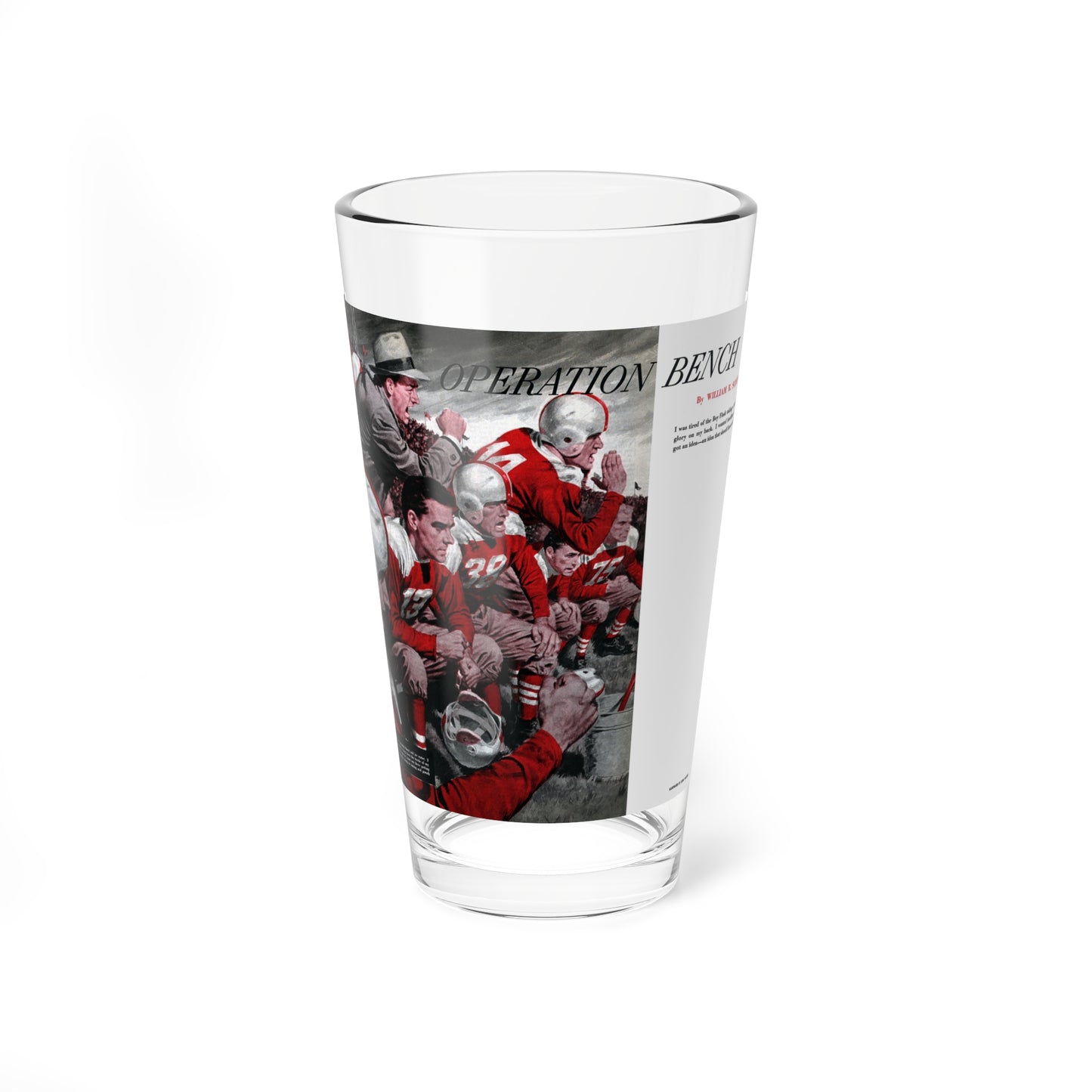 Operation Bench, Collier's, November 8, 1952 (Magazine Illustration) Pint Glass 16oz-16oz-Go Mug Yourself