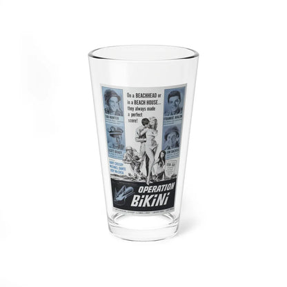 OPERATION BIKINI 1963 Movie Poster - Pint Glass 16oz-16oz-Go Mug Yourself