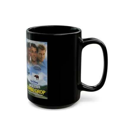 OPERATION DUMBO DROP (VHS COVER) - Black Coffee Mug - Go Mug Yourself
