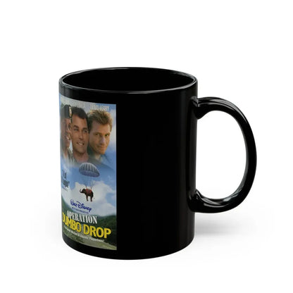 OPERATION DUMBO DROP (VHS COVER) - Black Coffee Mug - Go Mug Yourself