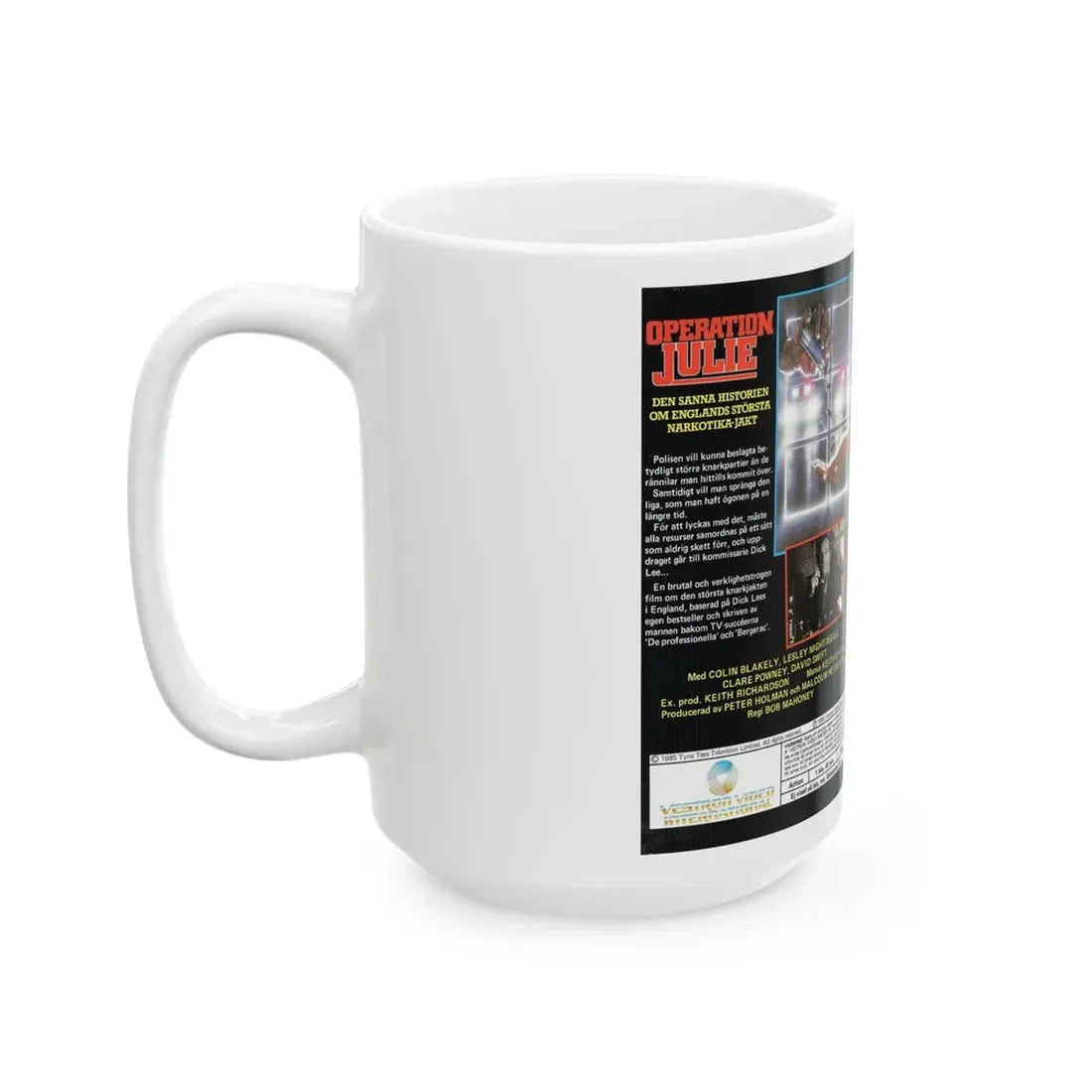 OPERATION JULIE (VHS COVER) - White Coffee Mug - Go Mug Yourself