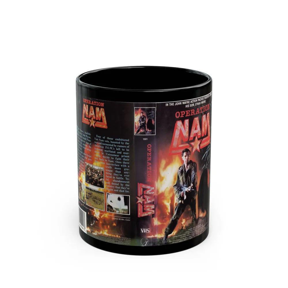 OPERATION NAM (VHS COVER) - Black Coffee Mug-11oz-Go Mug Yourself