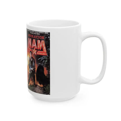 OPERATION NAM (VHS COVER) - White Coffee Mug - Go Mug Yourself