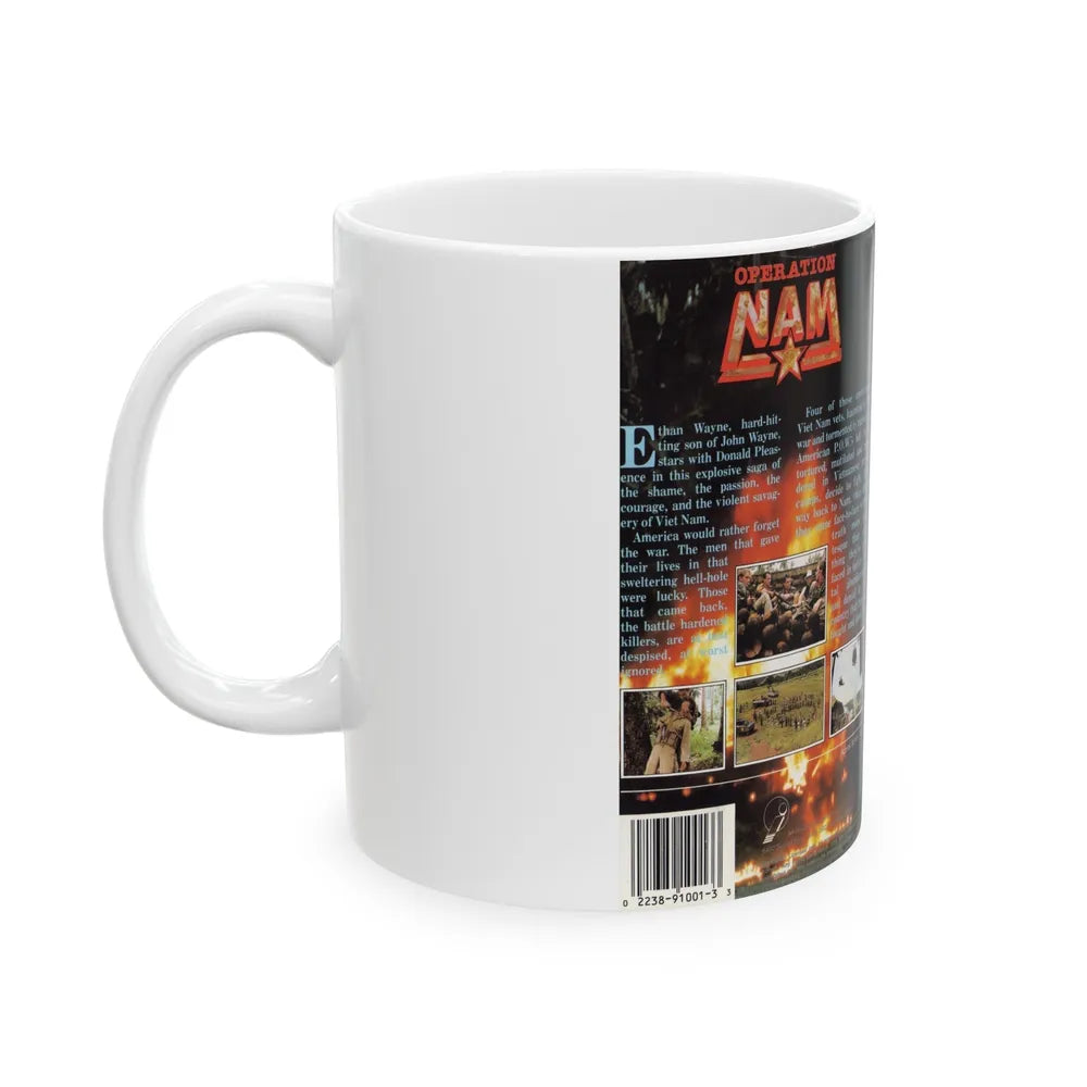 OPERATION NAM (VHS COVER) - White Coffee Mug-Go Mug Yourself