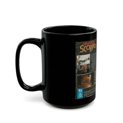 OPERATION SCORPIO (VHS COVER) - Black Coffee Mug - Go Mug Yourself