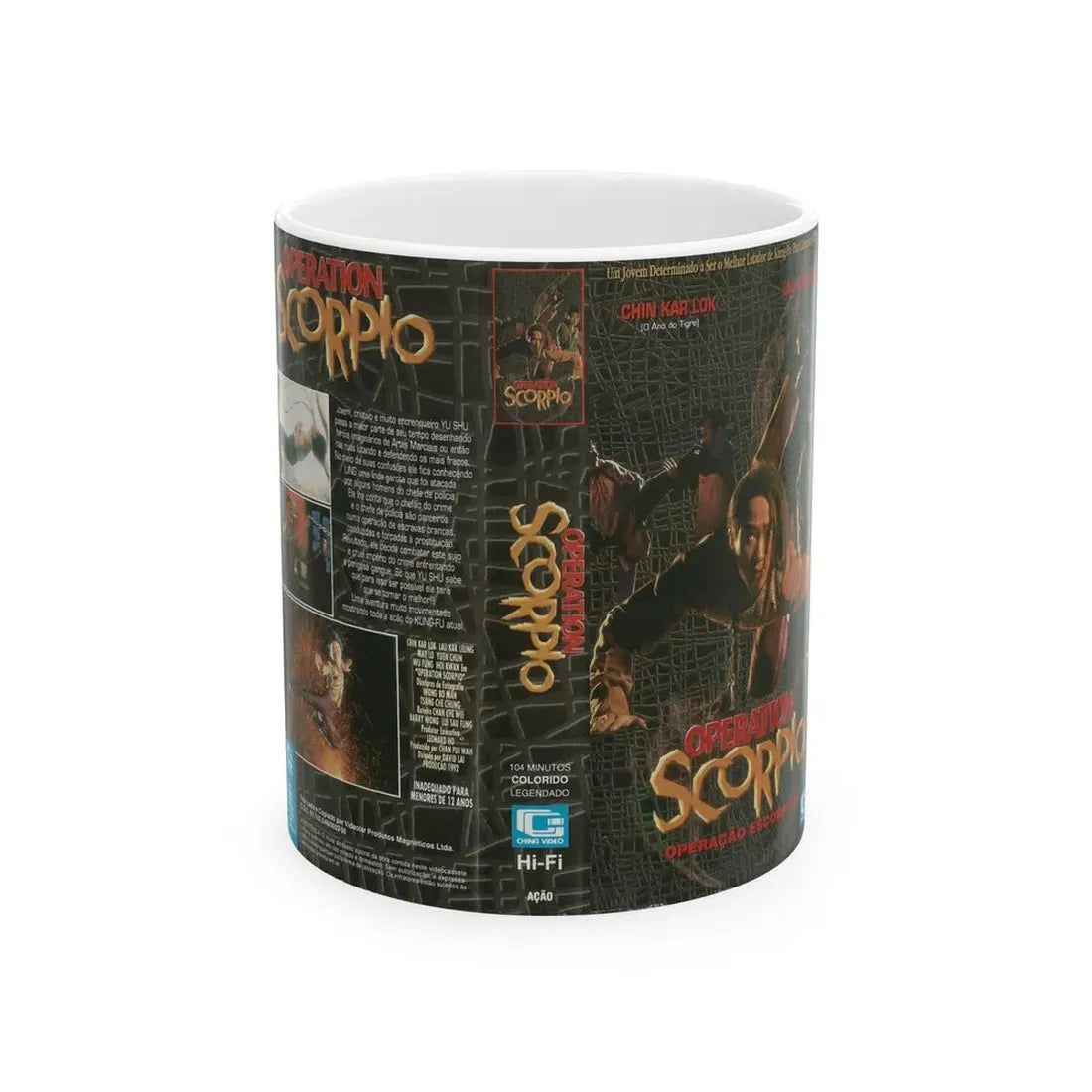 OPERATION SCORPIO (VHS COVER) - White Coffee Mug 11oz - Go Mug Yourself