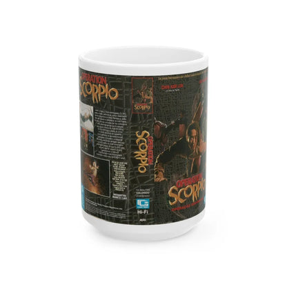 OPERATION SCORPIO (VHS COVER) - White Coffee Mug-15oz-Go Mug Yourself