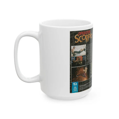 OPERATION SCORPIO (VHS COVER) - White Coffee Mug-Go Mug Yourself