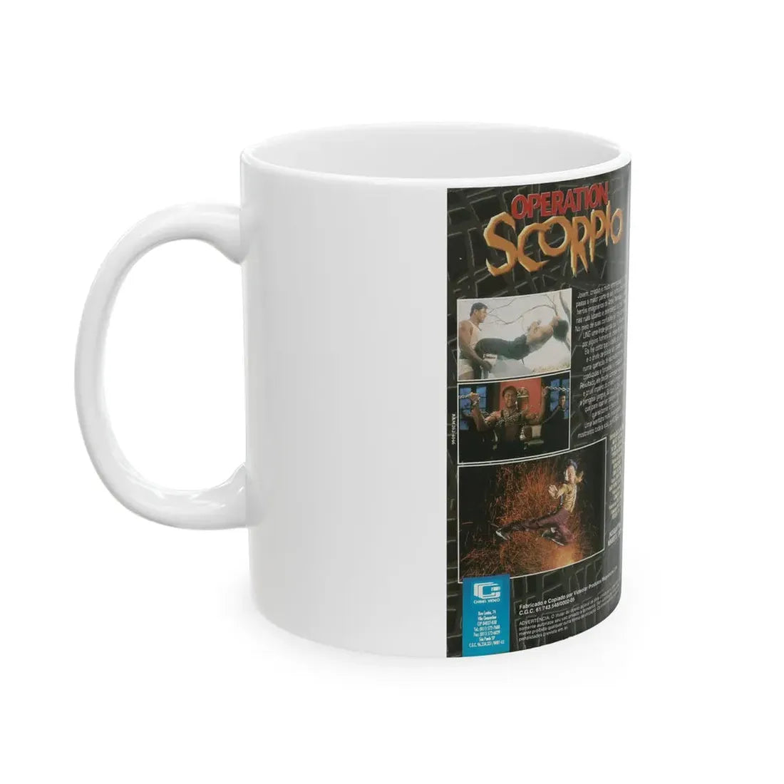 OPERATION SCORPIO (VHS COVER) - White Coffee Mug - Go Mug Yourself