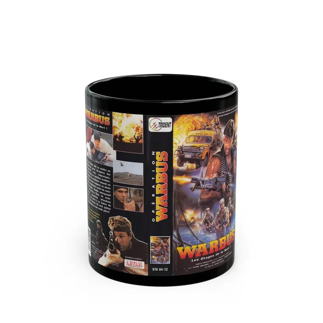 OPERATION WARBUS (VHS COVER) - Black Coffee Mug 11oz - Go Mug Yourself