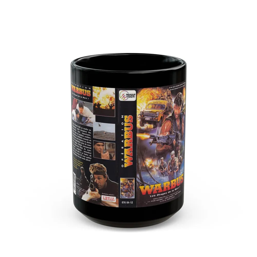 OPERATION WARBUS (VHS COVER) - Black Coffee Mug-15oz-Go Mug Yourself