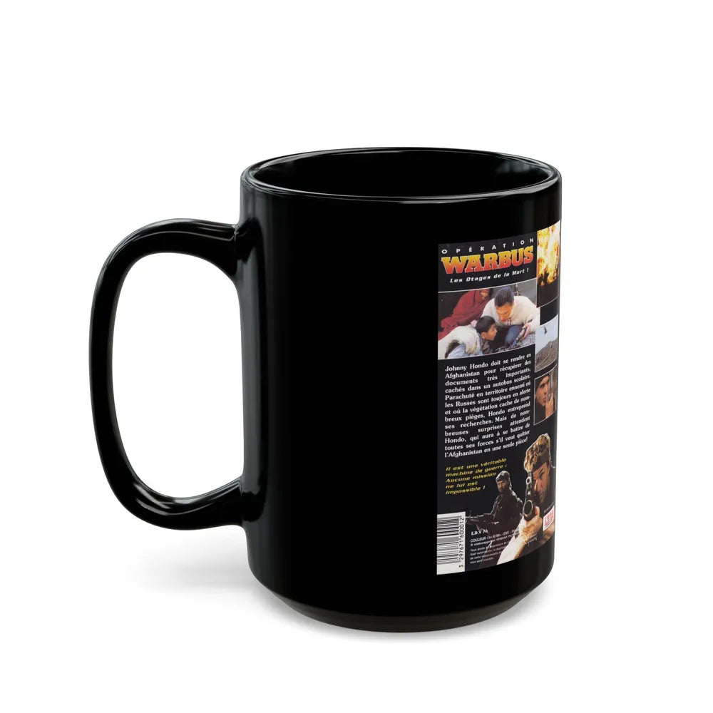 OPERATION WARBUS (VHS COVER) - Black Coffee Mug-Go Mug Yourself