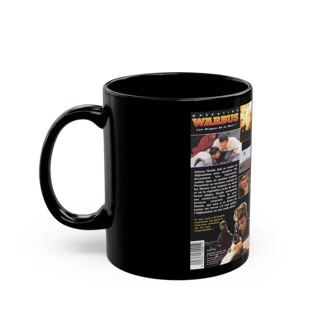 OPERATION WARBUS (VHS COVER) - Black Coffee Mug - Go Mug Yourself