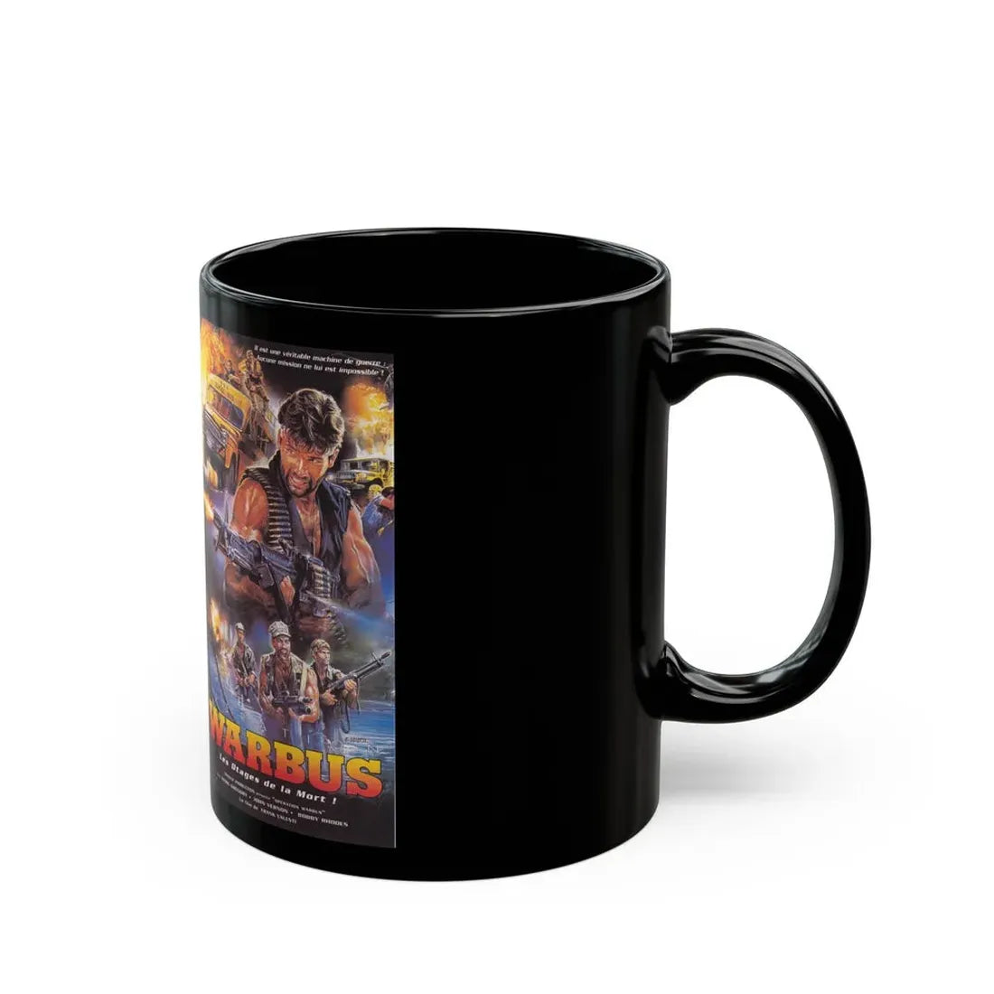 OPERATION WARBUS (VHS COVER) - Black Coffee Mug - Go Mug Yourself