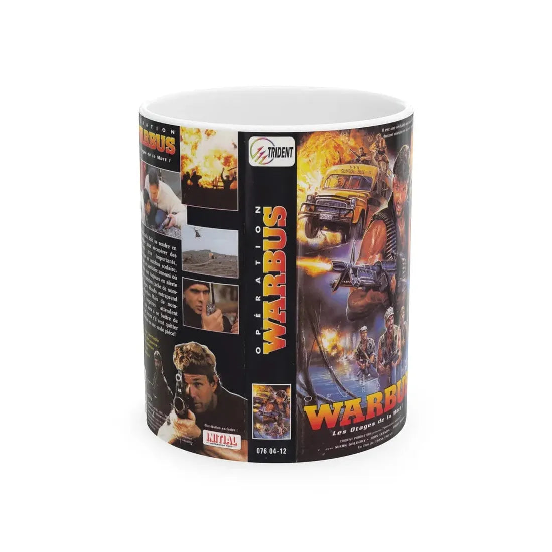 OPERATION WARBUS (VHS COVER) - White Coffee Mug 11oz - Go Mug Yourself