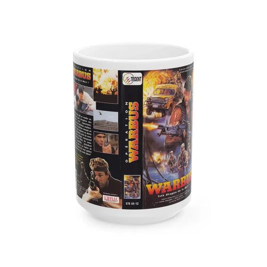OPERATION WARBUS (VHS COVER) - White Coffee Mug 15oz - Go Mug Yourself