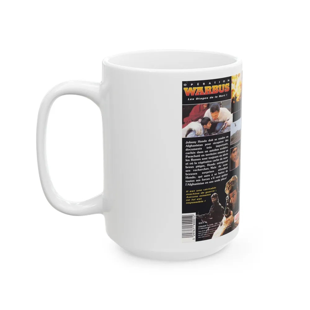 OPERATION WARBUS (VHS COVER) - White Coffee Mug-Go Mug Yourself