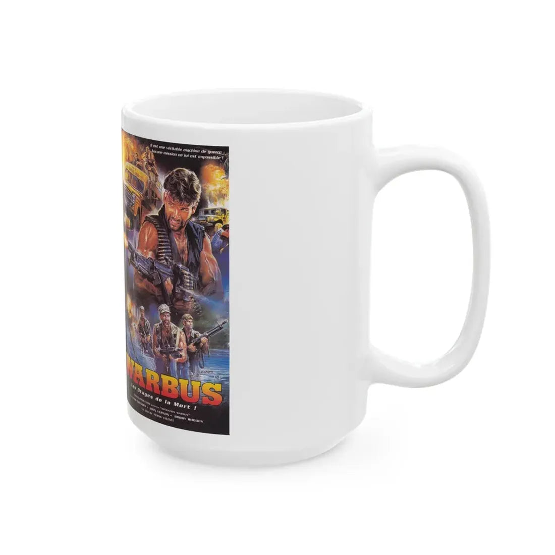 OPERATION WARBUS (VHS COVER) - White Coffee Mug - Go Mug Yourself