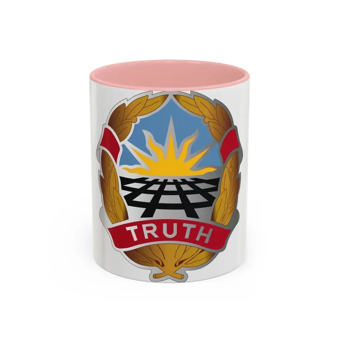 Operational Test Command (U.S. Army) Accent Coffee Mug 11oz Pink - Go Mug Yourself