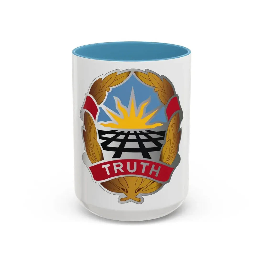 Operational Test Command (U.S. Army) Accent Coffee Mug 15oz Light Blue - Go Mug Yourself
