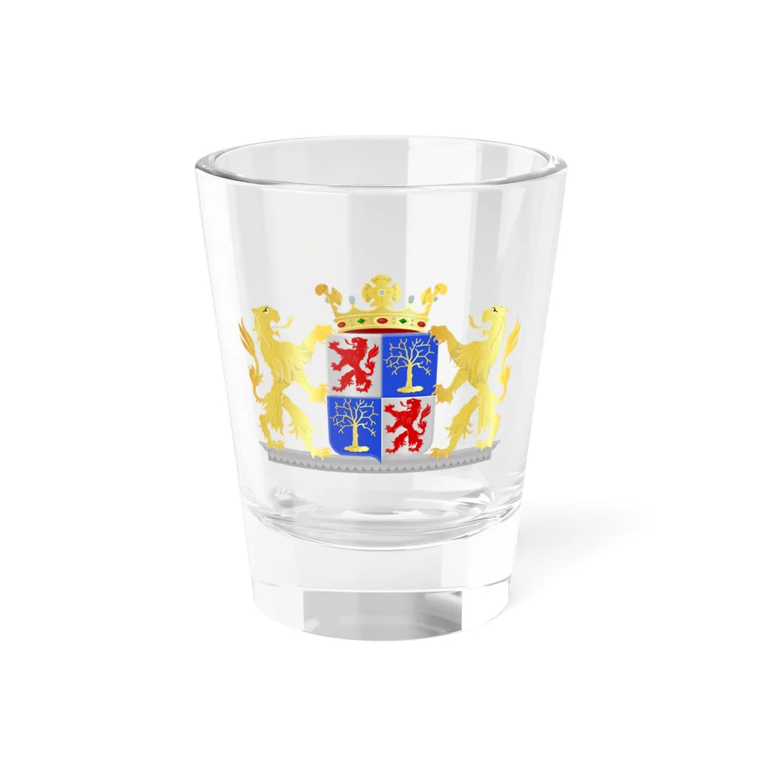 Opmeer wapen 1961 (Netherlands) (Coat of Arms) Shot Glass 1.5oz 1.5oz - Go Mug Yourself