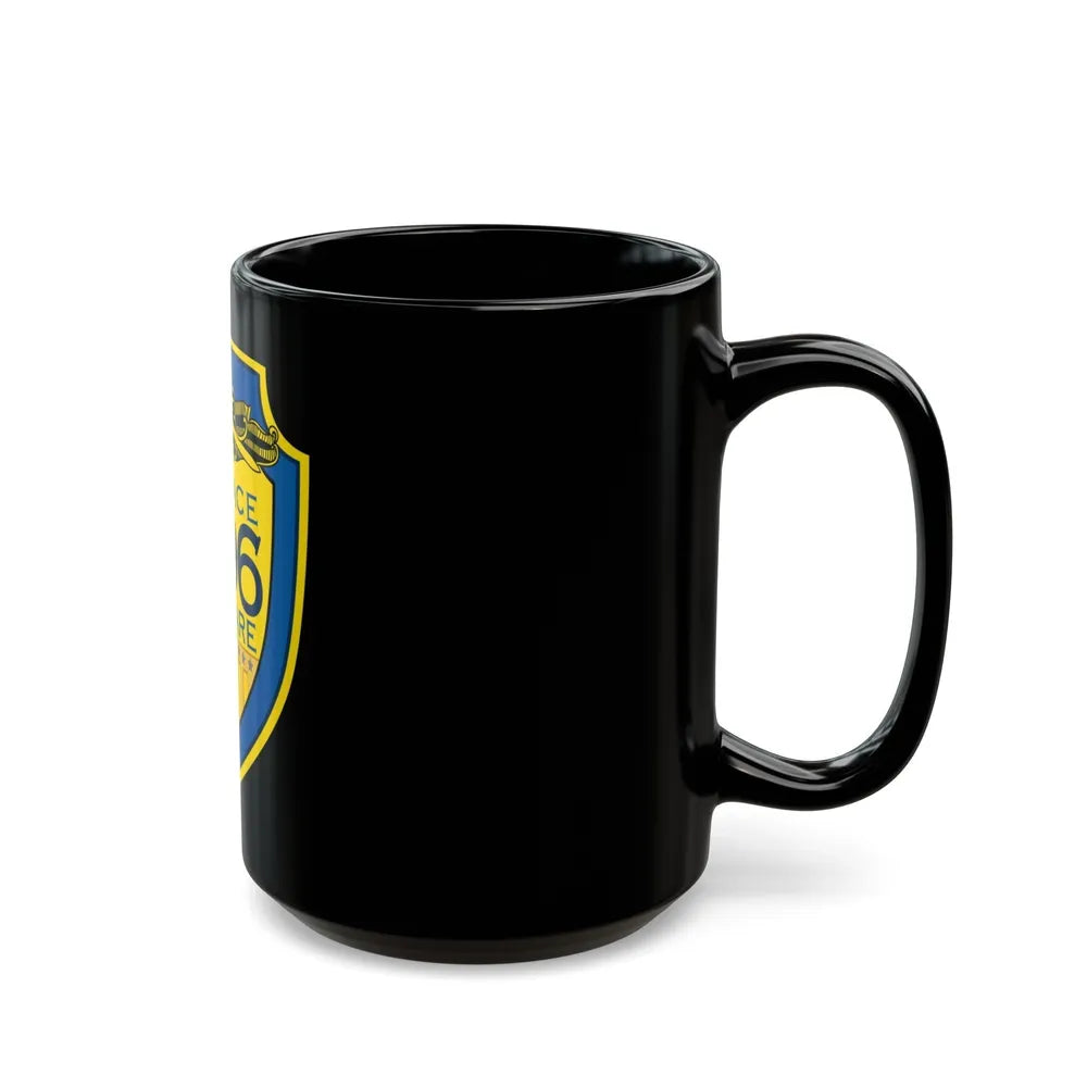 OPNAV N96 Surface Warfare N96 (U.S. Navy) Black Coffee Mug-Go Mug Yourself