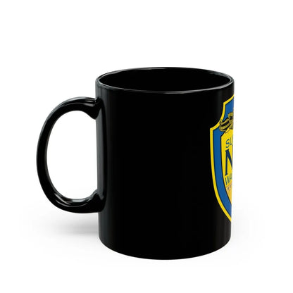 OPNAV N96 Surface Warfare N96 (U.S. Navy) Black Coffee Mug-Go Mug Yourself