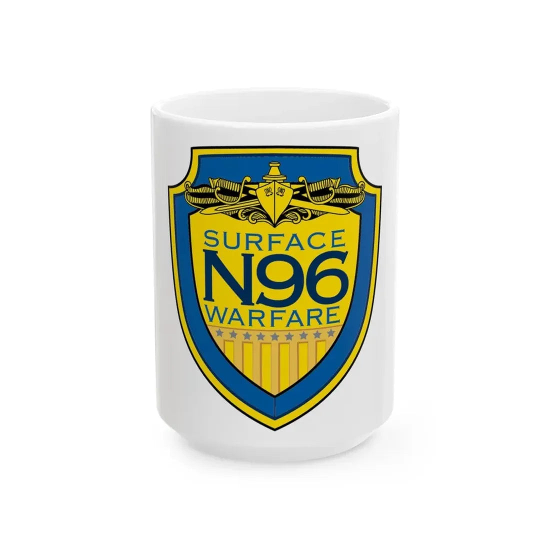 OPNAV N96 Surface Warfare N96 (U.S. Navy) White Coffee Mug 15oz - Go Mug Yourself